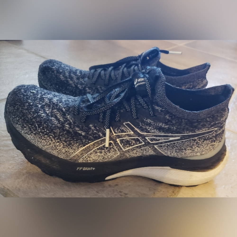 ASICS Black and Gray Athletic Shoes